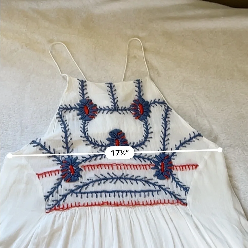 Piper by Townsen White A-Line Dress Size M | Summer Minimalist Chic - Picture 6 of 11